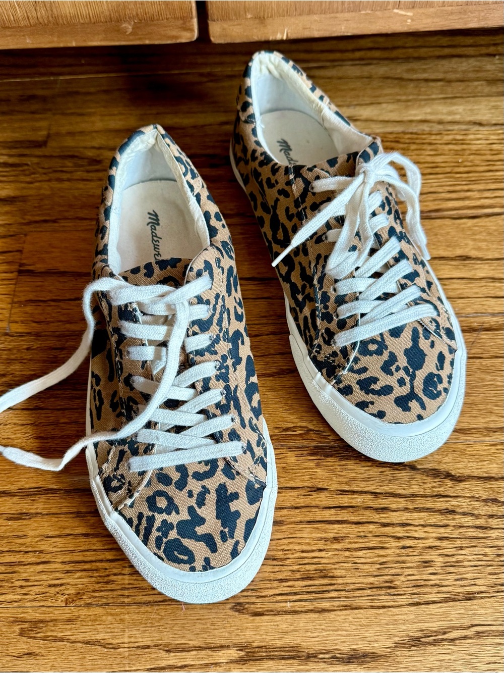 Madewell Leopard Print Sneakers, 8.5